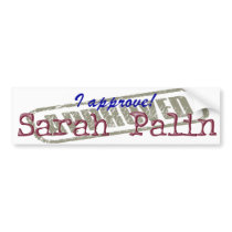  I Approve Sarah Palin Bumper Sticker