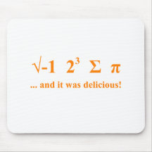 I ate pi mouse pad