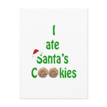 I ate Santa's Cookies Post Cards