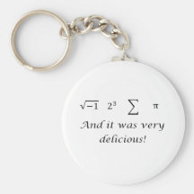 I ate some pie math shirt key chains