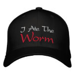 I Ate The Worm Embroidered Cap embroidered hats