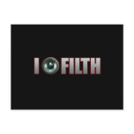 I Bang FILTH Dubstep dirty Electro Dub Grime DJ postcards