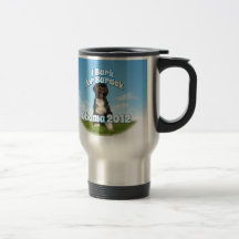 I Bark for Barack, Bo the First Dog Obama Coffee Mug