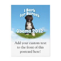 I Bark for Barack, Bo the First Dog Obama