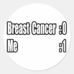 I Beat Breast Cancer (Scoreboard) Sticker