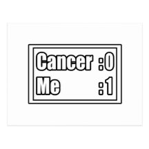 I Beat Cancer (Scoreboard) Post Card