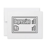 I Beat Depression (Scoreboard) invitations