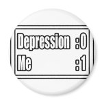 I Beat Depression (Scoreboard) magnets