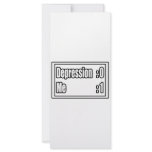 I Beat Depression (Scoreboard) Customized Rack Card
