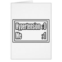 I Beat Hypertension (Scoreboard) Cards