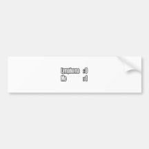 I Beat Lymphoma (Scoreboard) Bumper Stickers