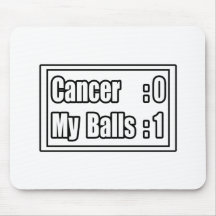 I Beat Testicular Cancer (Scoreboard) Mouse Mats