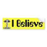 I Believe Alien Bumper Sticker bumper stickers
