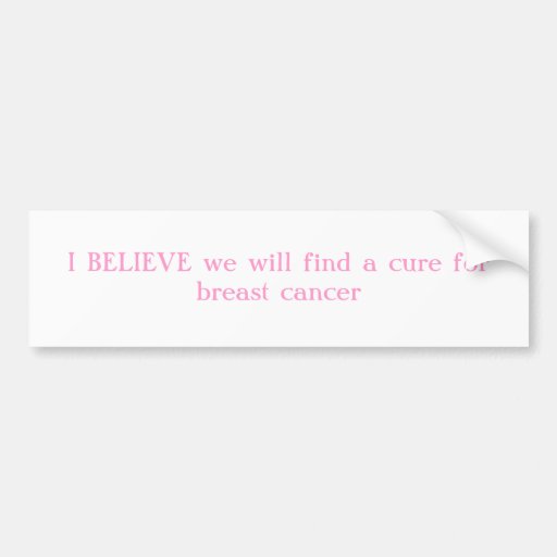 I BELIEVE BUMPER STICKERS