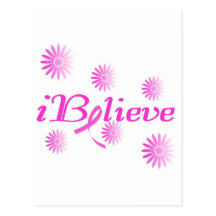 I BELIEVE in a Cure for Breast Cancer Postcards