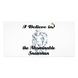i believe in abominable snowman photo cards