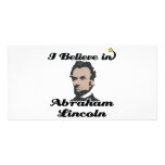 i believe in abraham lincoln photo card
