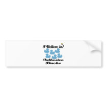 i believe in adhesive ducks bumper stickers