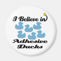 i believe in adhesive ducks magnets