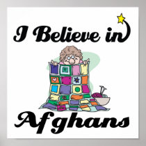 i believe in afghans print