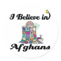 i believe in afghans sticker