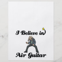 i believe in air guitar flyers