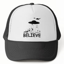 I believe in aliens mesh hats
