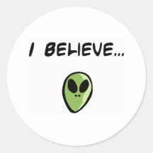 I Believe in Aliens Sticker