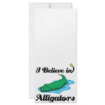 i believe in alligators rack cards