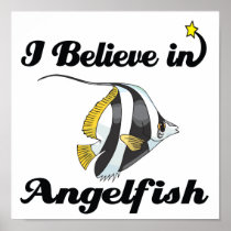 i believe in angelfish poster