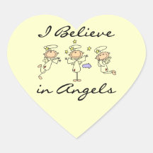 I Believe in Angels T-shirts and Gifts Stickers