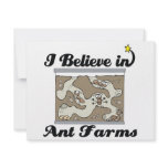 i believe in ant farms invitations