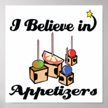 i believe in appetizers print