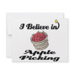 i believe in apple picking invitations