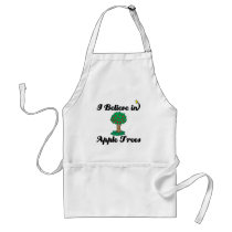i believe in apple trees apron
