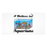 i believe in aquariums photo cards
