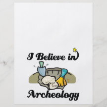i believe in archaeology flyers