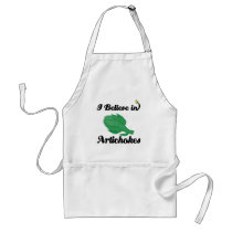 i believe in artichokes aprons