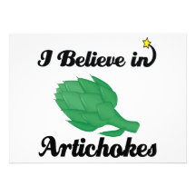 i believe in artichokes invitations