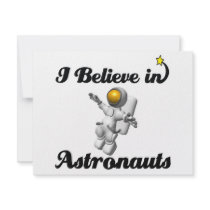 i believe in astronauts personalized invites