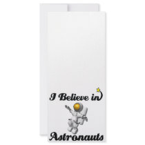 i believe in astronauts personalised rack card