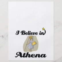 i believe in Athena Personalized Flyer