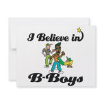 i believe in B-boys invitations