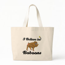i believe in baboons bag