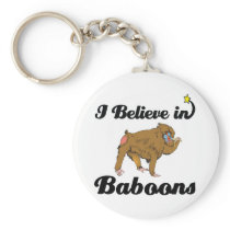 i believe in baboons key chains