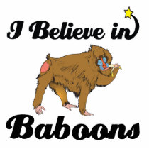 i believe in baboons photo cut outs