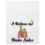 i believe in bake sales flyers