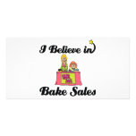 i believe in bake sales photo cards