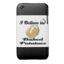 i believe in baked potatoes Case-Mate iPhone 3 cases