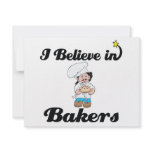 i believe in bakers invitations